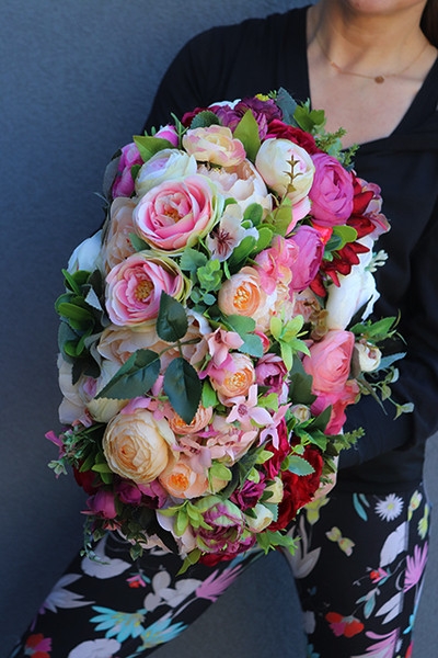 OD RĘKI dwustronny gęsty wianek, Caryca Katarzyna, śr.35cm