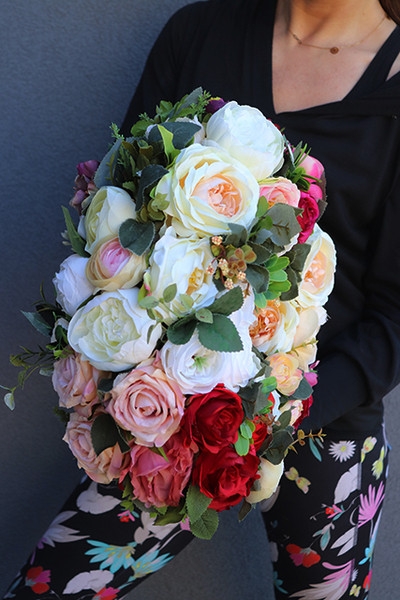 OD RĘKI dwustronny gęsty wianek, Caryca Katarzyna, śr.35cm