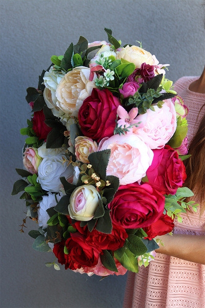 OD RĘKI dwustronny gęsty wianek, Caryca Katarzyna, śr.35cm